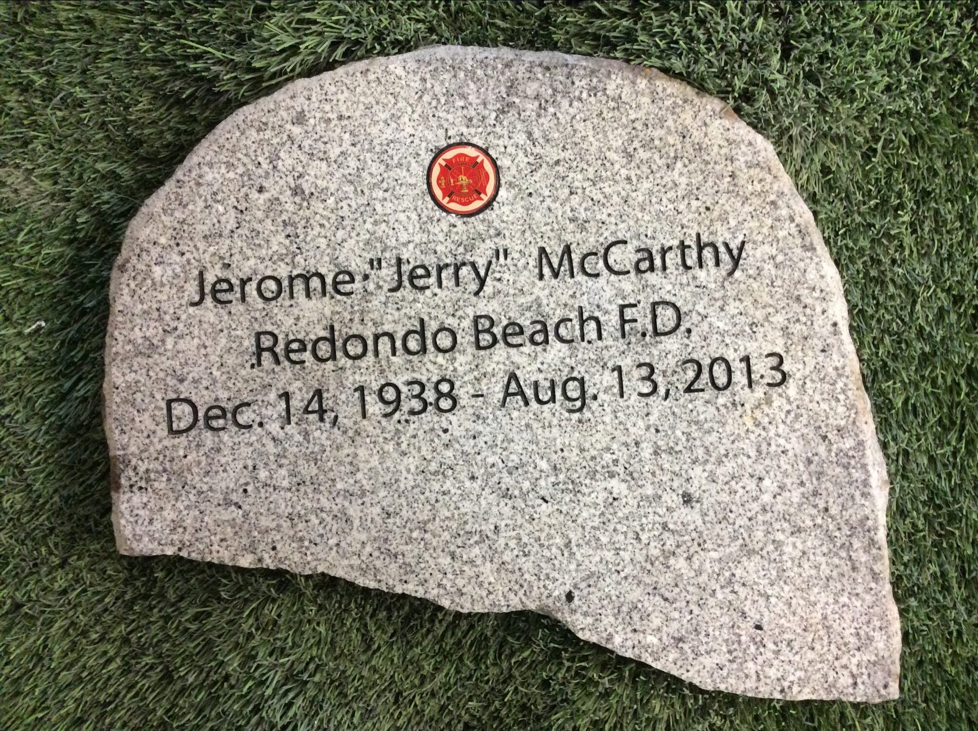 photo of Engraved / Carved Boulder Headstones