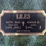 Bronze markers and plaques for graves and memorials