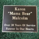 Bronze markers and plaques for graves and memorials