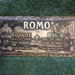 Bronze markers and plaques for graves and memorials